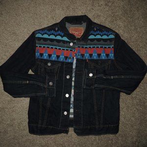 Levi’s Southwestern Aztec Embroidered Demin Jacket